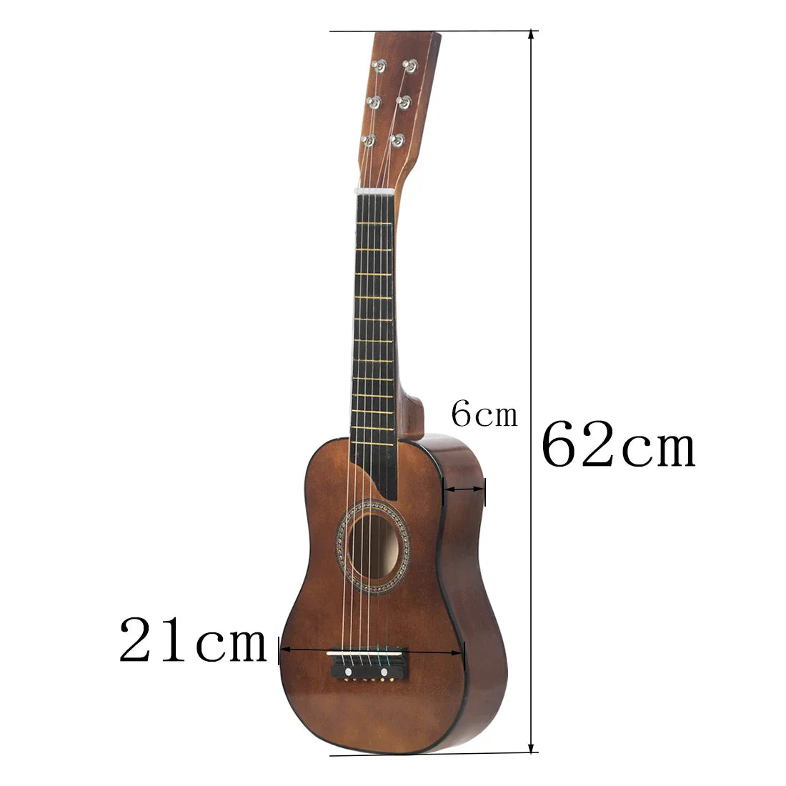 25 Inch Basswood Acoustic Guitar 6 Strings Guitarra