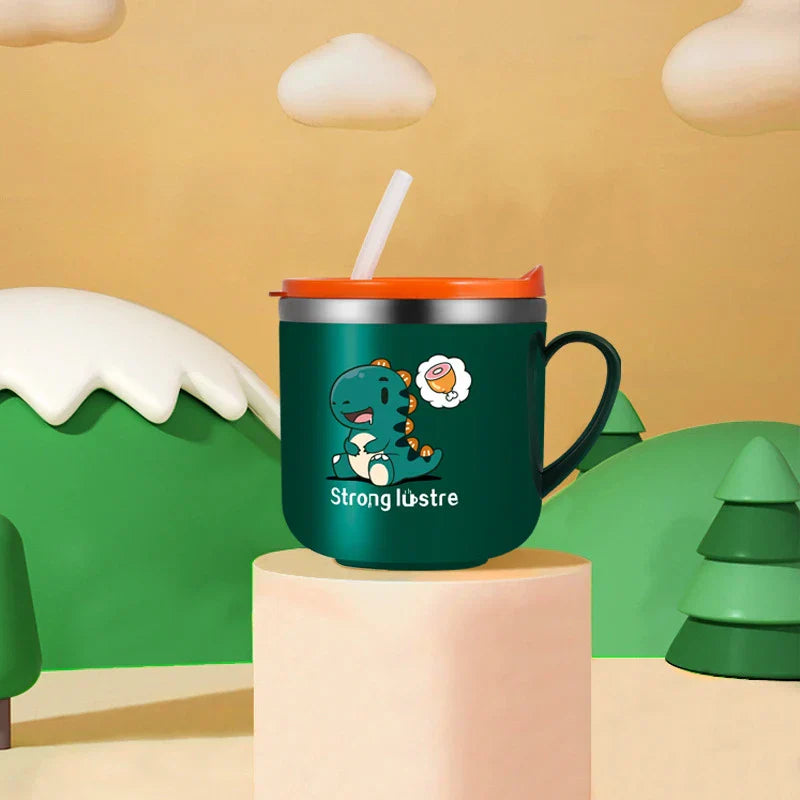 250ml Kids Drinking Feeding Straw Baby Cup with