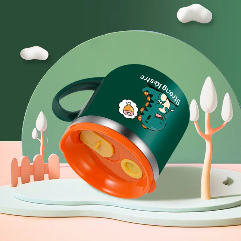 250ml Kids Drinking Feeding Straw Baby Cup with