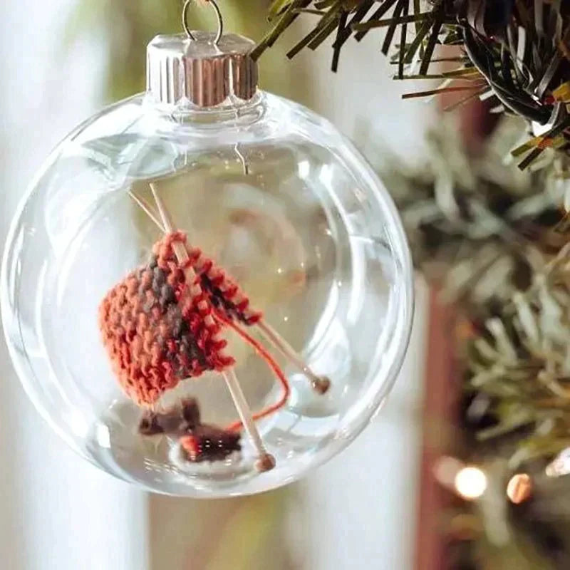 Knitting Christmas Ornament, Knit Gift, Holiday Decor, Knitters