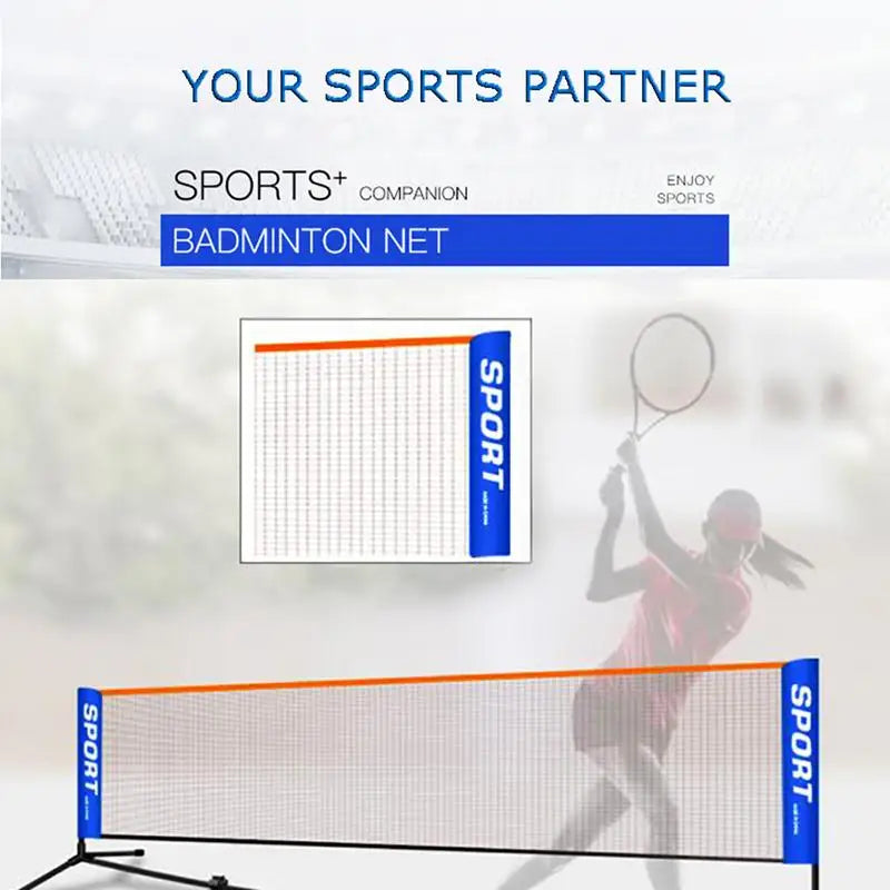 3.1/4.1/5.1/6.1M Portable Badminton Tennis Net Sports Net For