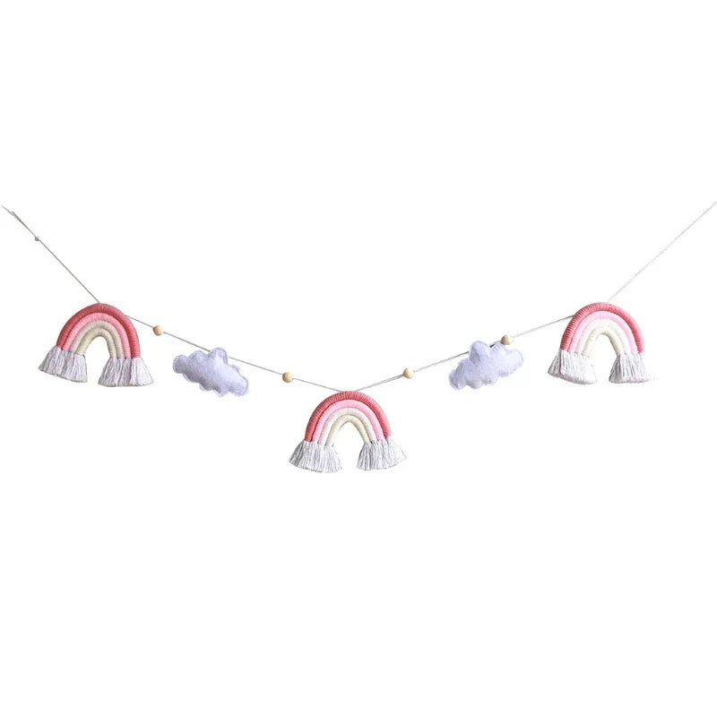 3/5 Pcs DIY Baby Wool Felt Clouds & Stars Ornaments