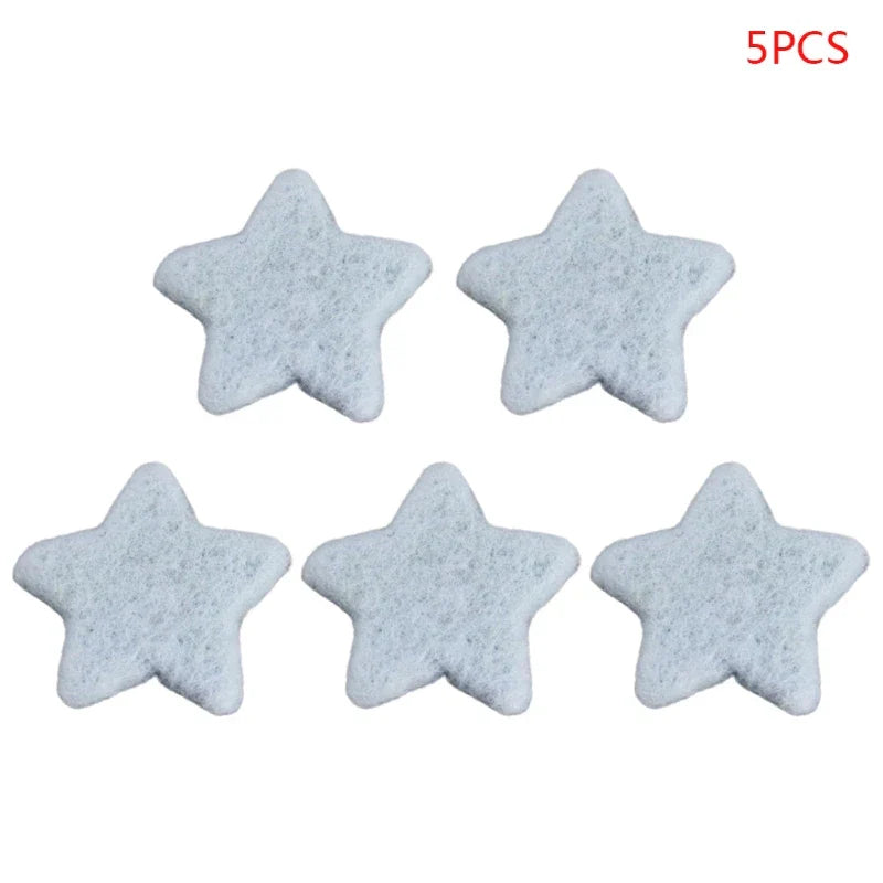 3/5 Pcs DIY Baby Wool Felt Clouds & Stars Ornaments