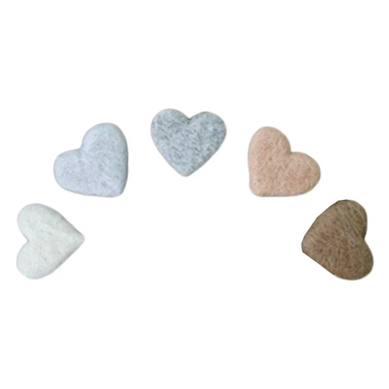 3/5 Pcs DIY Baby Wool Felt Clouds & Stars Ornaments