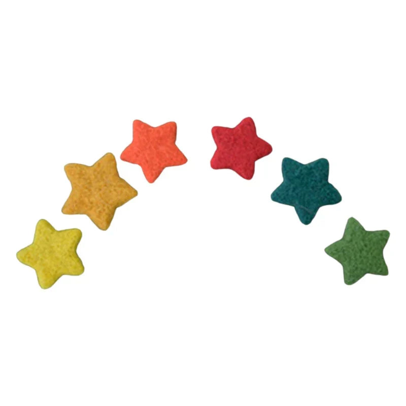 3/5 Pcs DIY Baby Wool Felt Clouds & Stars Ornaments