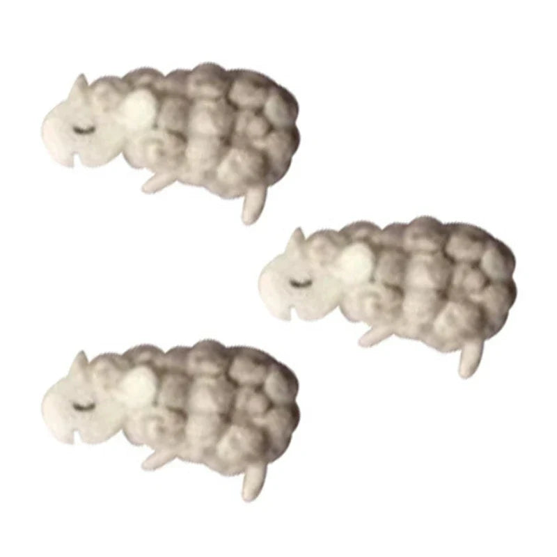 3/5 Pcs DIY Baby Wool Felt Clouds & Stars Ornaments