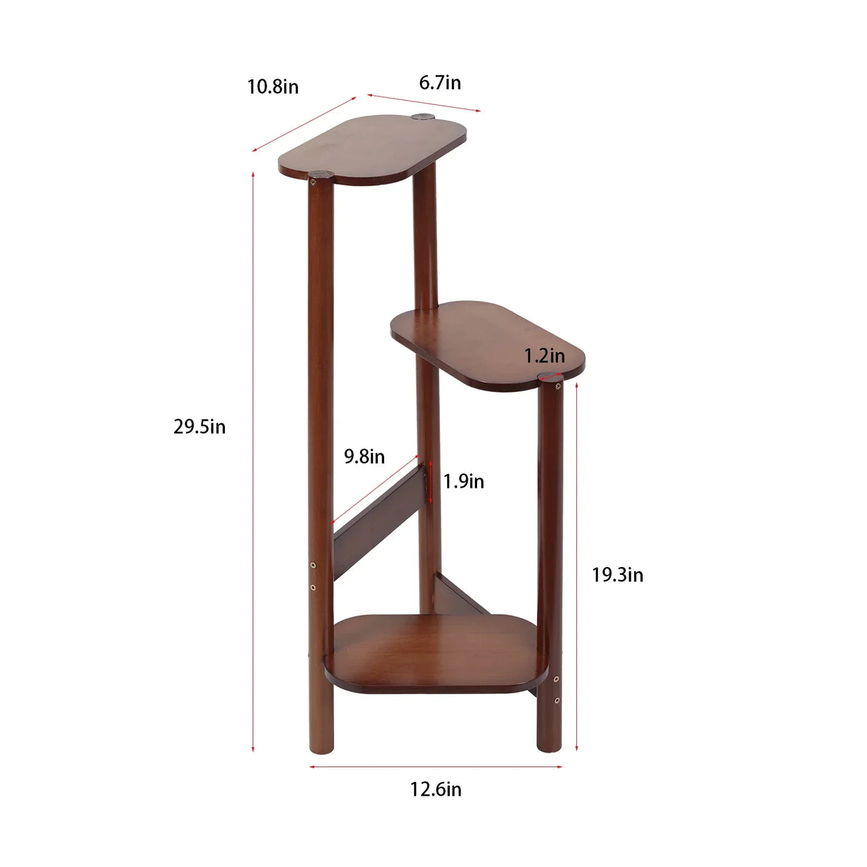 3-Tier Bamboo Plant Stands Indoor, Plant Stand Holder,