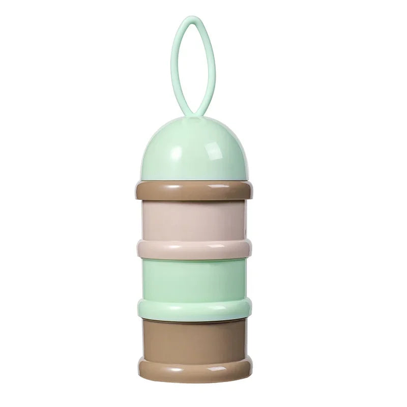 3-layers Food Container Style Portable Baby Formula Milk