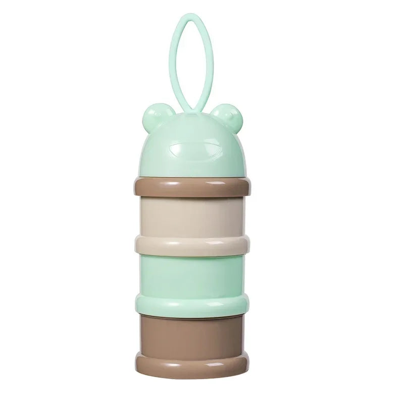 3-layers Food Container Style Portable Baby Formula Milk