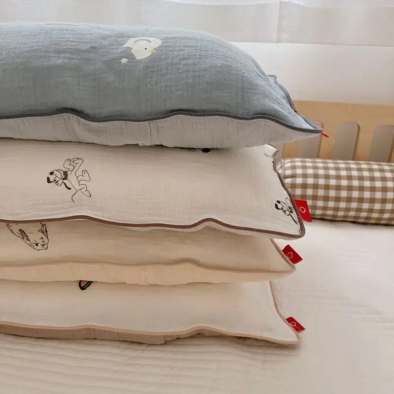 30*50cm Baby Pillowcase Bunny Muslin Newborn Pillow Case