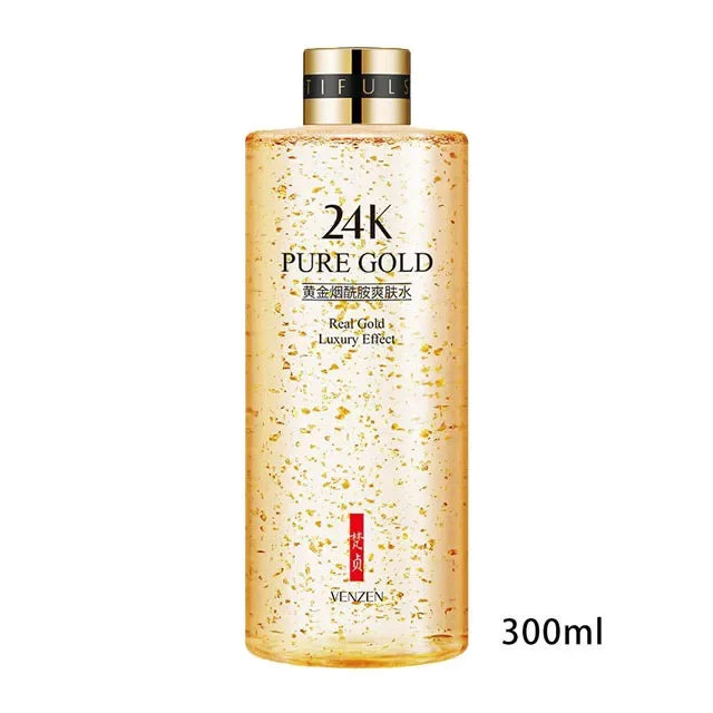 300ml Face 24K Gold Nicotinamide Toner Moisturize Oil