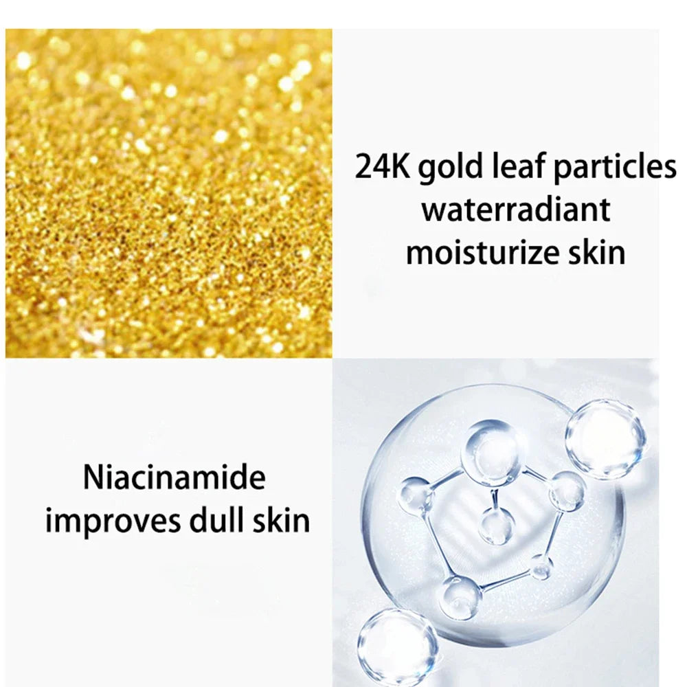 300ml Face 24K Gold Nicotinamide Toner Moisturize Oil