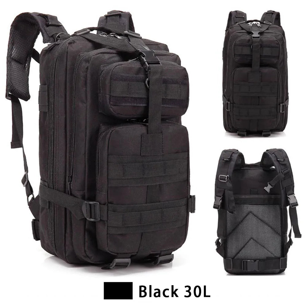 30L Outdoor Military Backpack 600D Nylon Waterproof Tactical