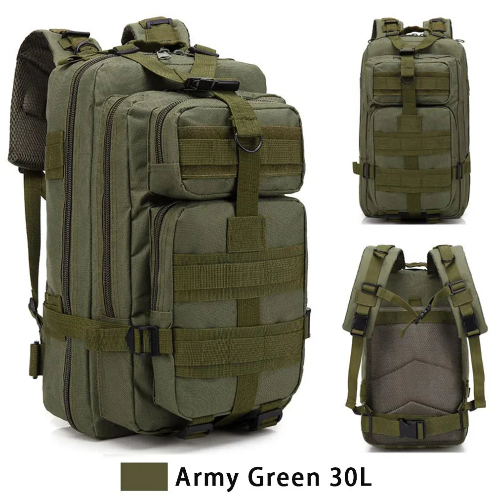 30L Outdoor Military Backpack 600D Nylon Waterproof Tactical