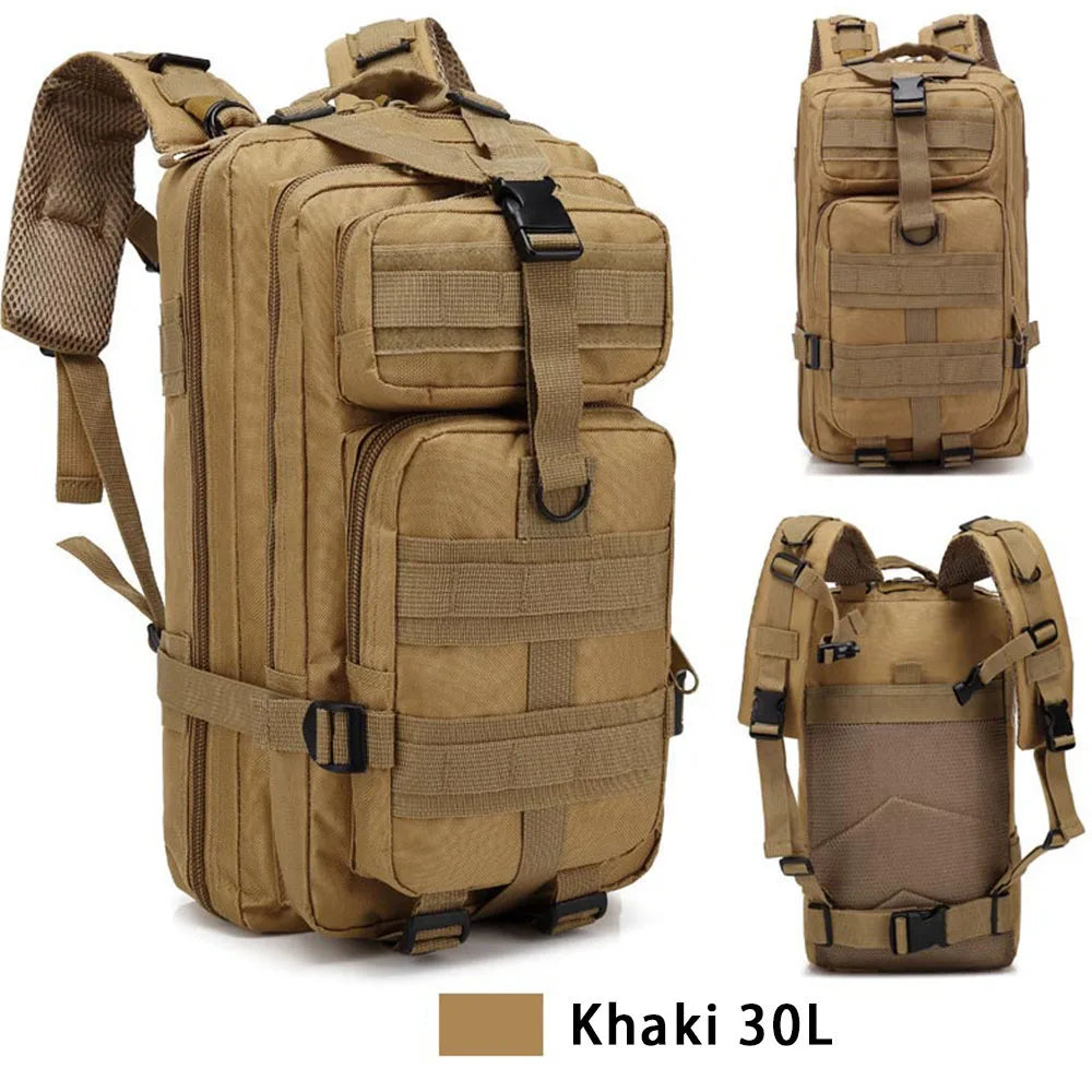 30L Outdoor Military Backpack 600D Nylon Waterproof Tactical