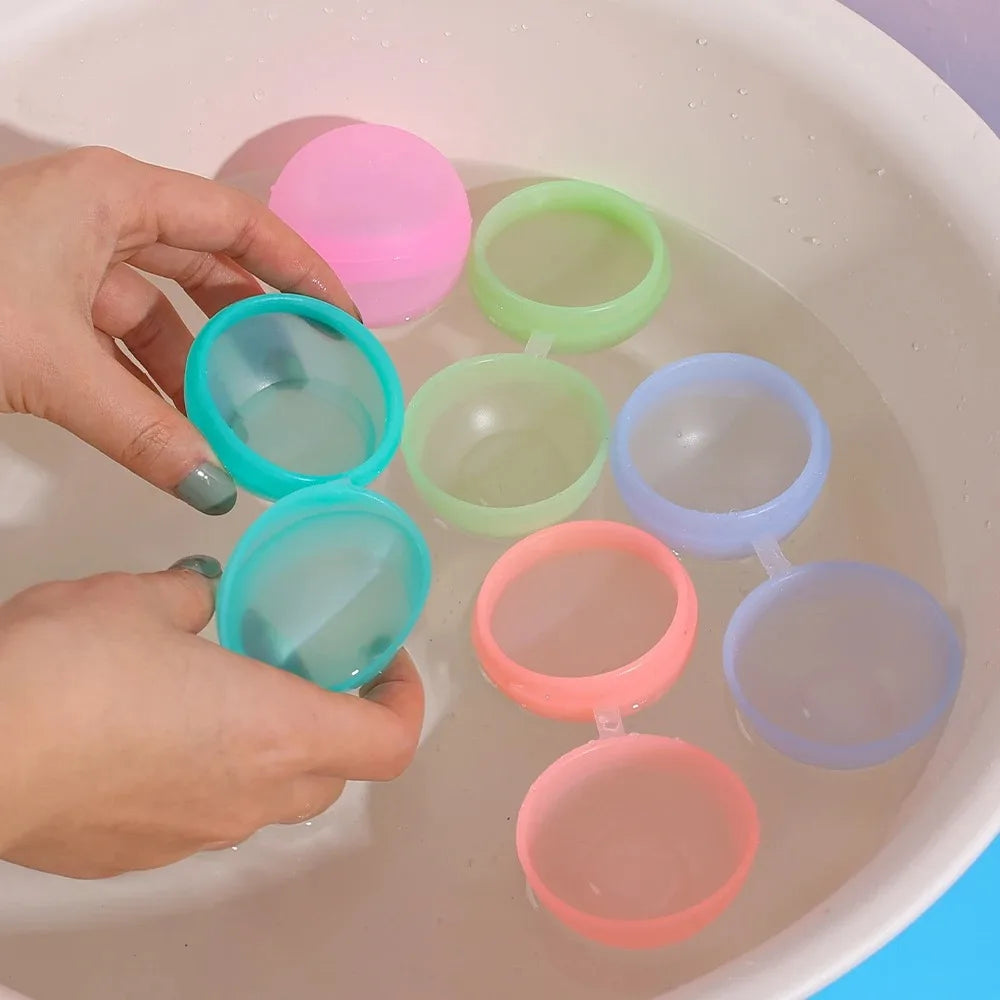 30PCS Water Balloons Reusable Refillable Water Balloon Quick