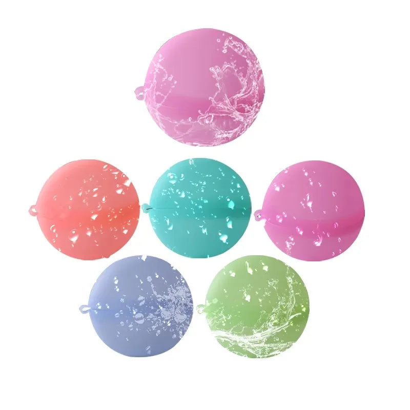 30PCS Water Balloons Reusable Refillable Water Balloon Quick