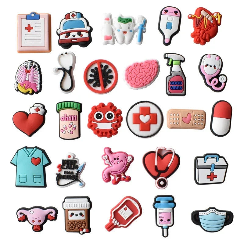33 Sets Shoe Charms Decorations for Crocs Charms