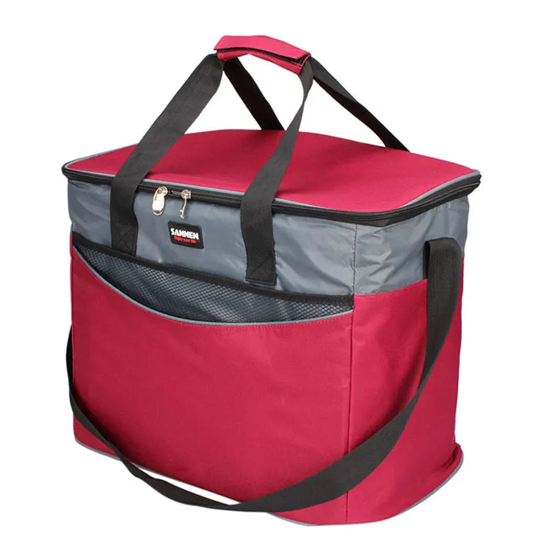 34L Large Oxford Insulated Picnic Cooler Bag
