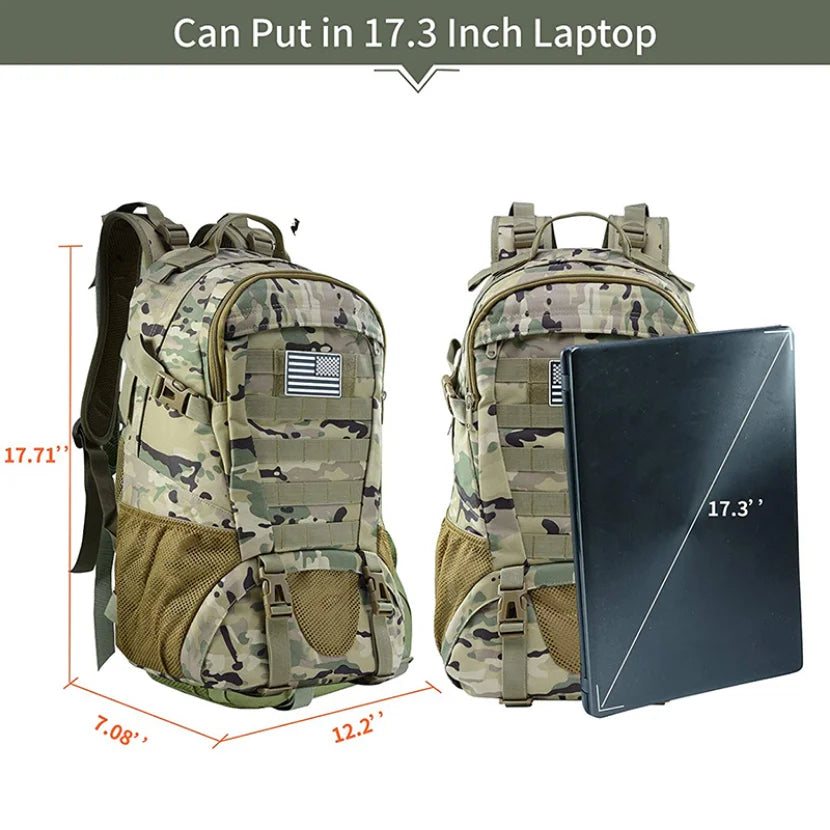 35L Large capacity Tactical Military Backpack Army Assault