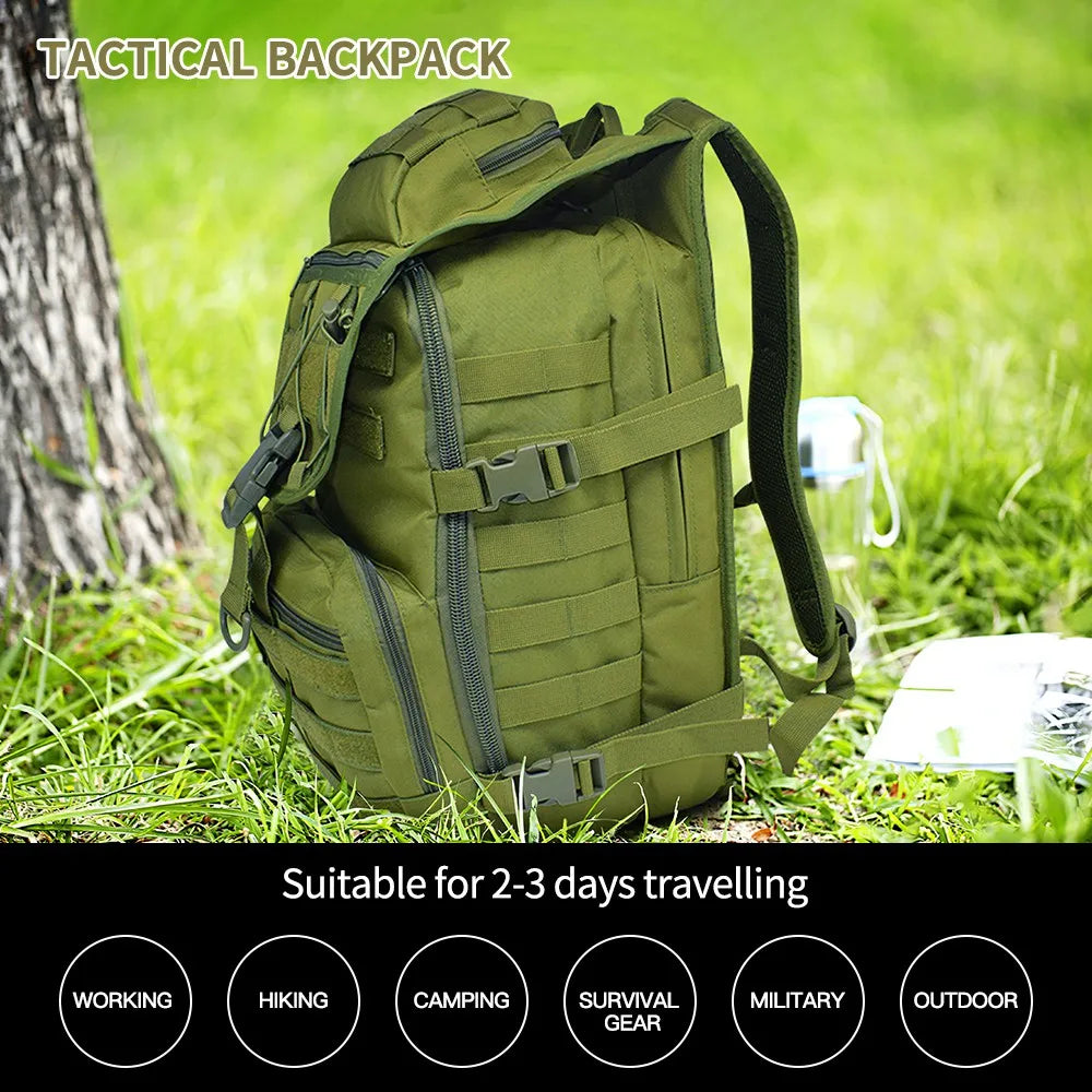 35L Military Tactical Backpack Army Assault Bag Molle