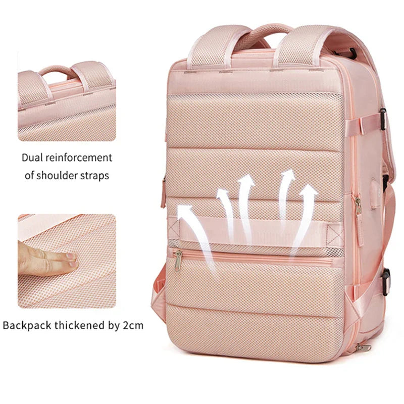 35L Travel Backpack Women Laptop Business Backpacks Multifunctional