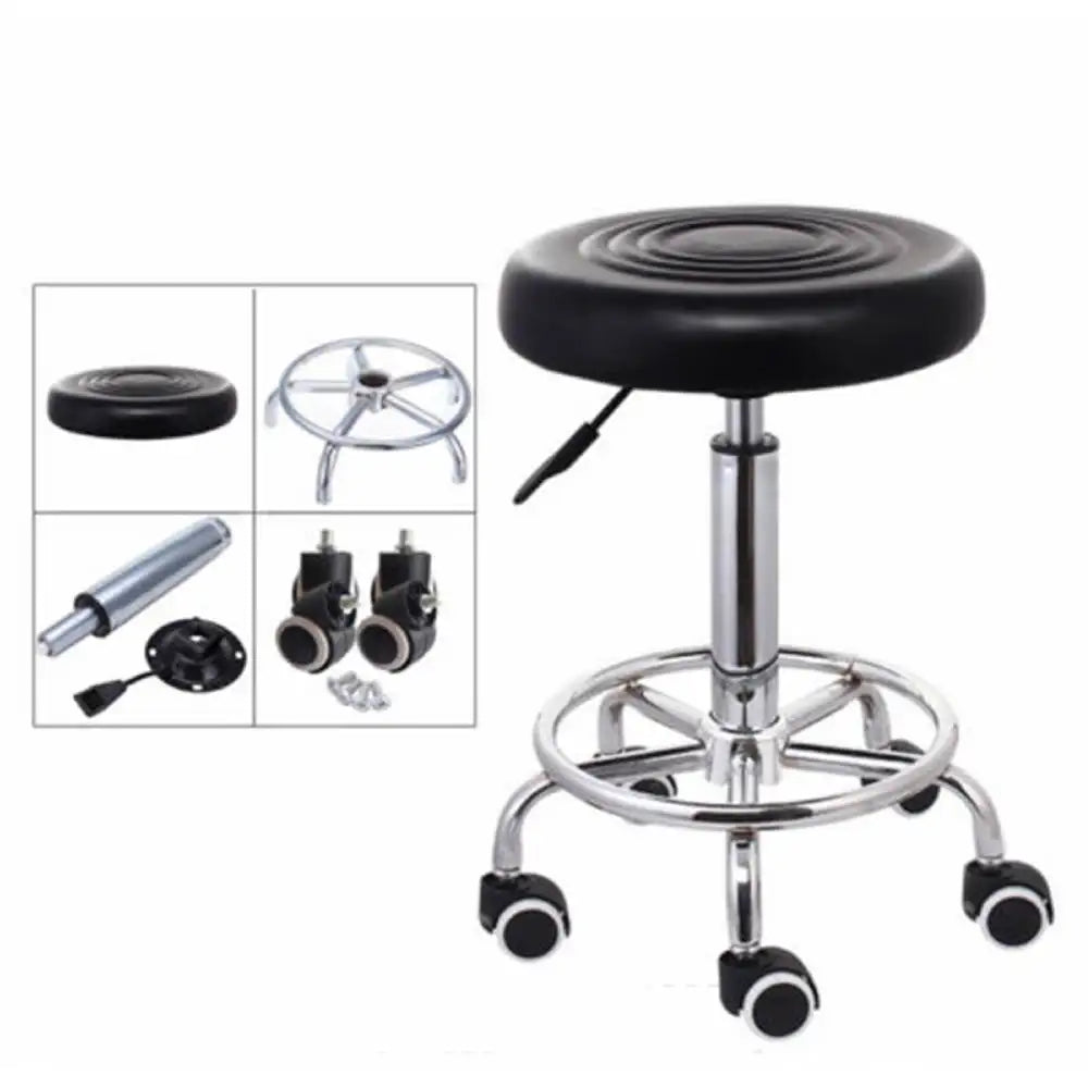 360° Rotating Hydraulic Beauty Salon Stool, Adjustable Height
