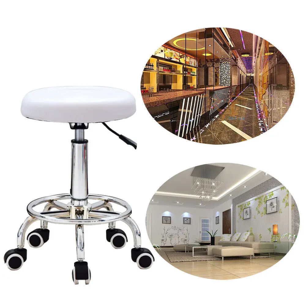 360° Rotating Hydraulic Beauty Salon Stool, Adjustable Height