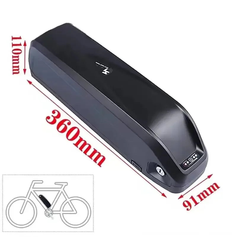 36v 48v 52v 20ah 18650 battery USB lithium