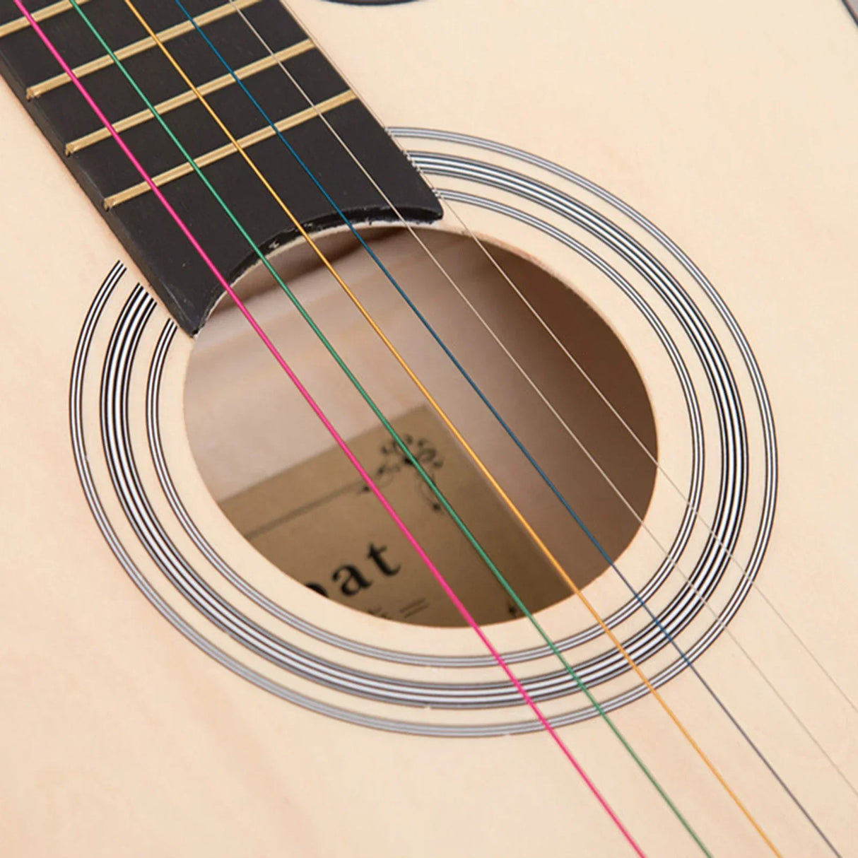 38'' Full Size Adult 6 Strings Cutaway Folk