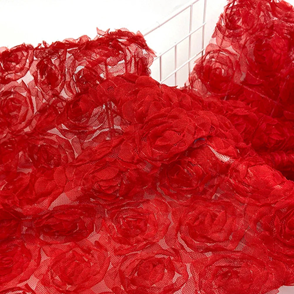 2023 Pink Mermaid 3D Flower Evening Gown with Cloak