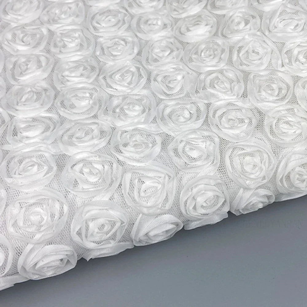 2023 Pink Mermaid 3D Flower Evening Gown with Cloak