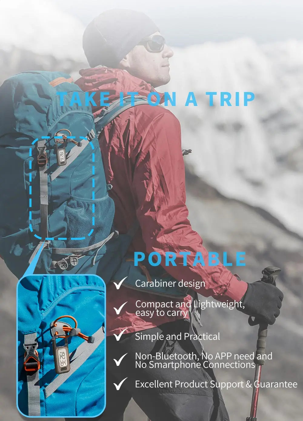 3D Pedometer for Walking with Large Display Accurate