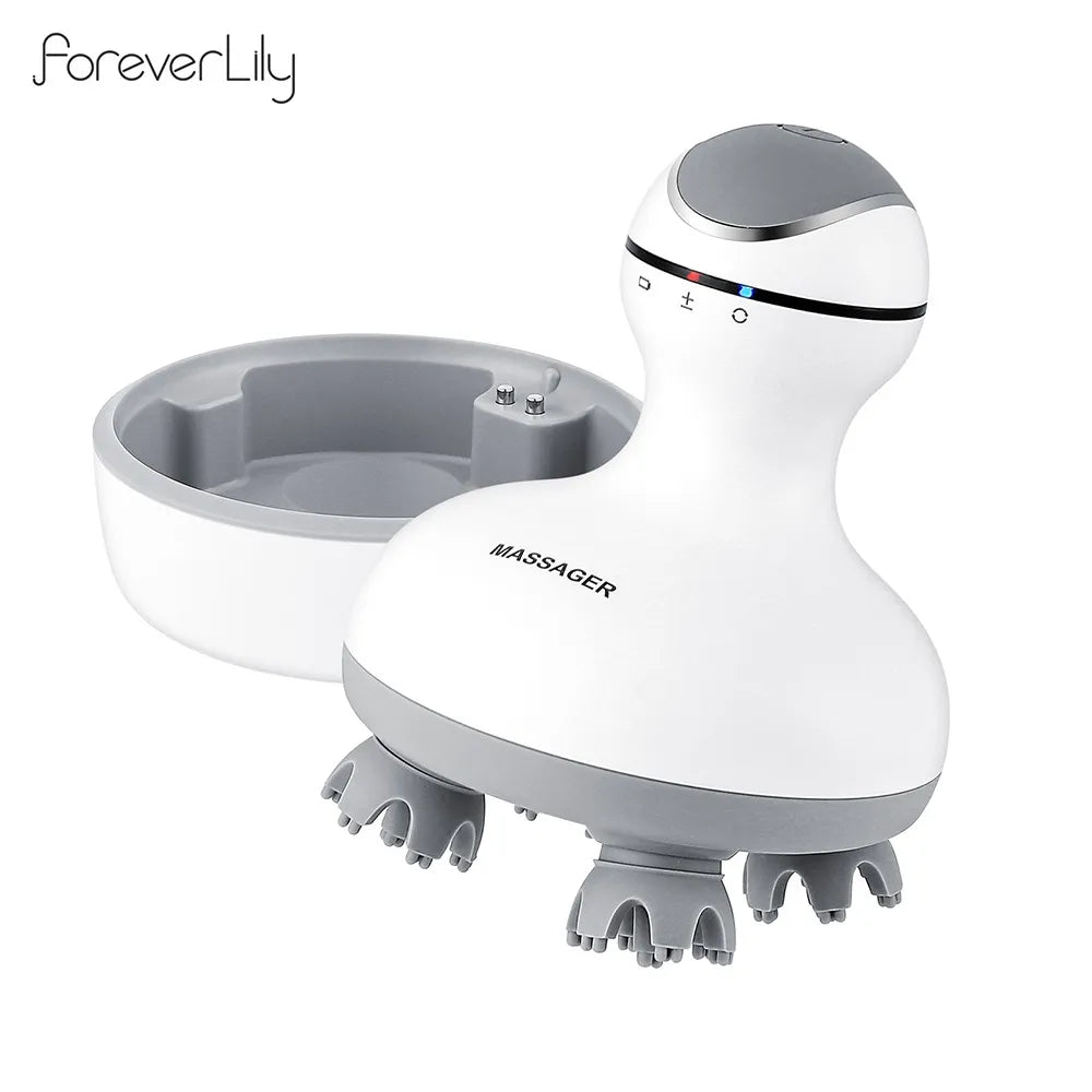 3D Waterproof Electric Head Massager Wireless Scalp Massage
