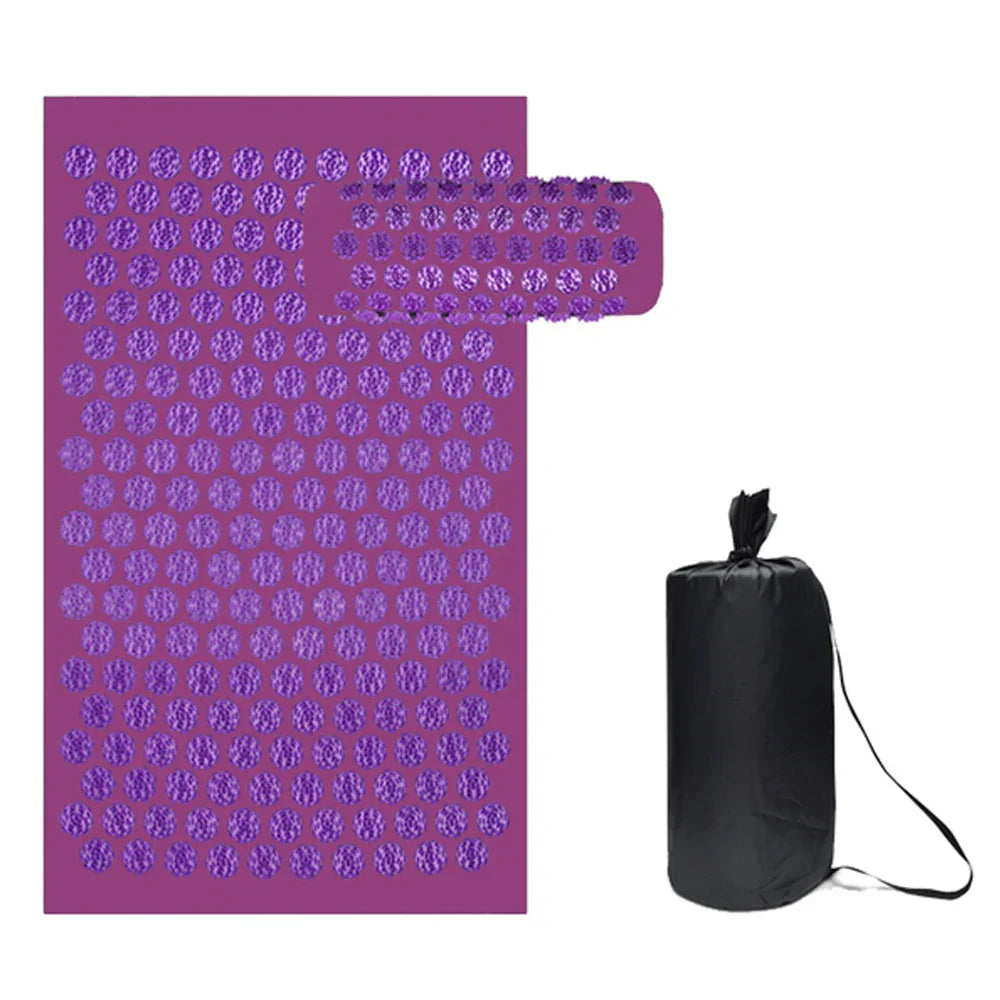 3PCS Massage Cushion Yoga Acupressure Mat Acupuncture Massage