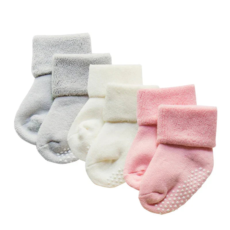 3Pairs DreamShining Cotton Baby Socks Autumn And Winter