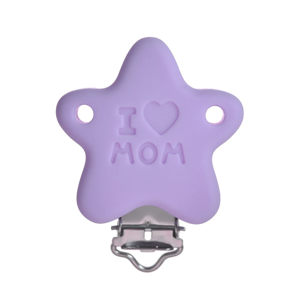 3Pcs/Lot Food Grade Material Round Silicone Pacifier Clip