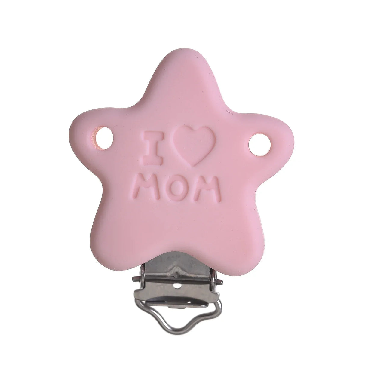 3Pcs/Lot Food Grade Material Round Silicone Pacifier Clip