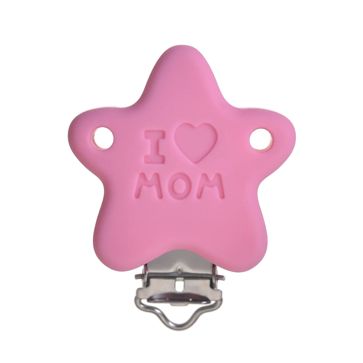 3Pcs/Lot Food Grade Material Round Silicone Pacifier Clip