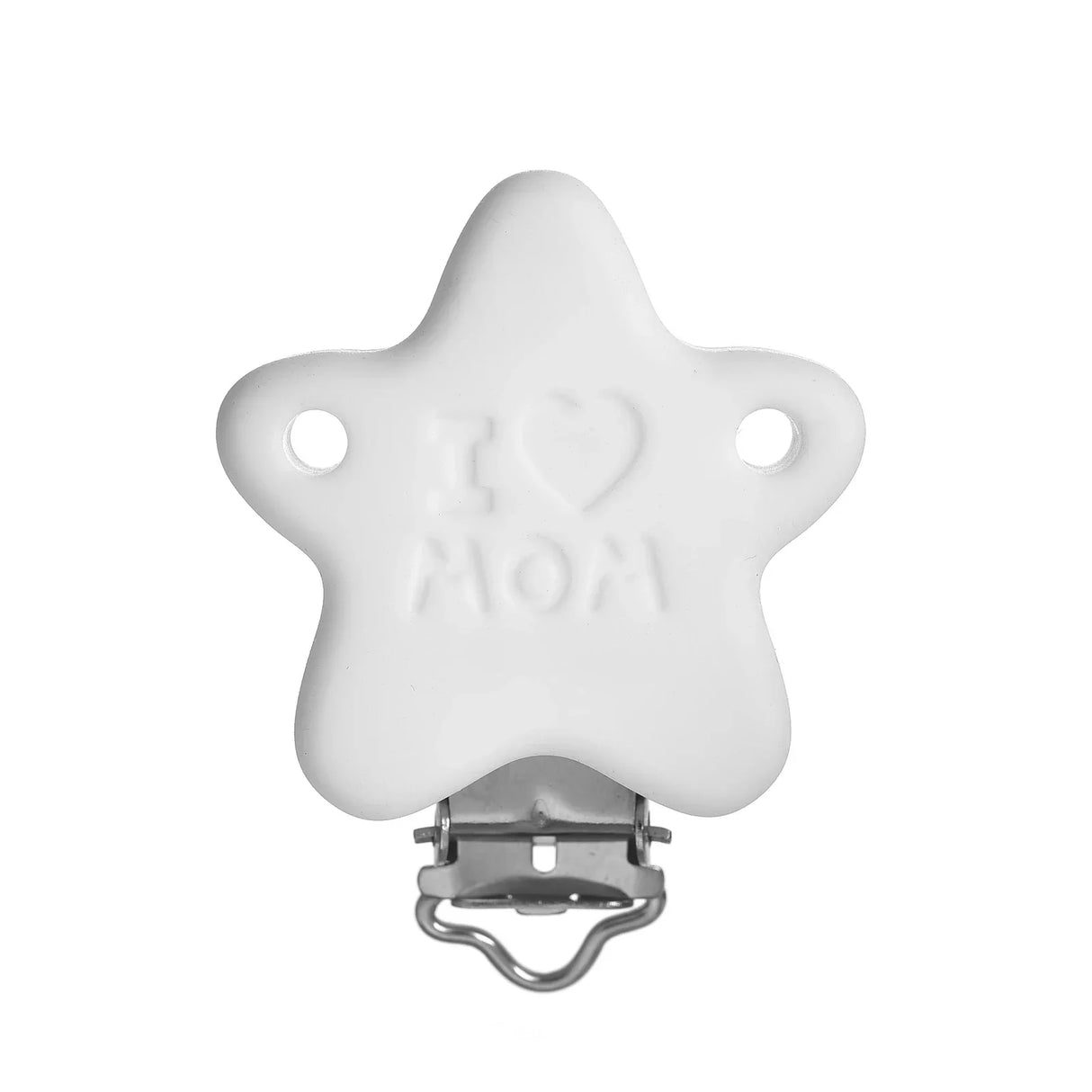 3Pcs/Lot Food Grade Material Round Silicone Pacifier Clip