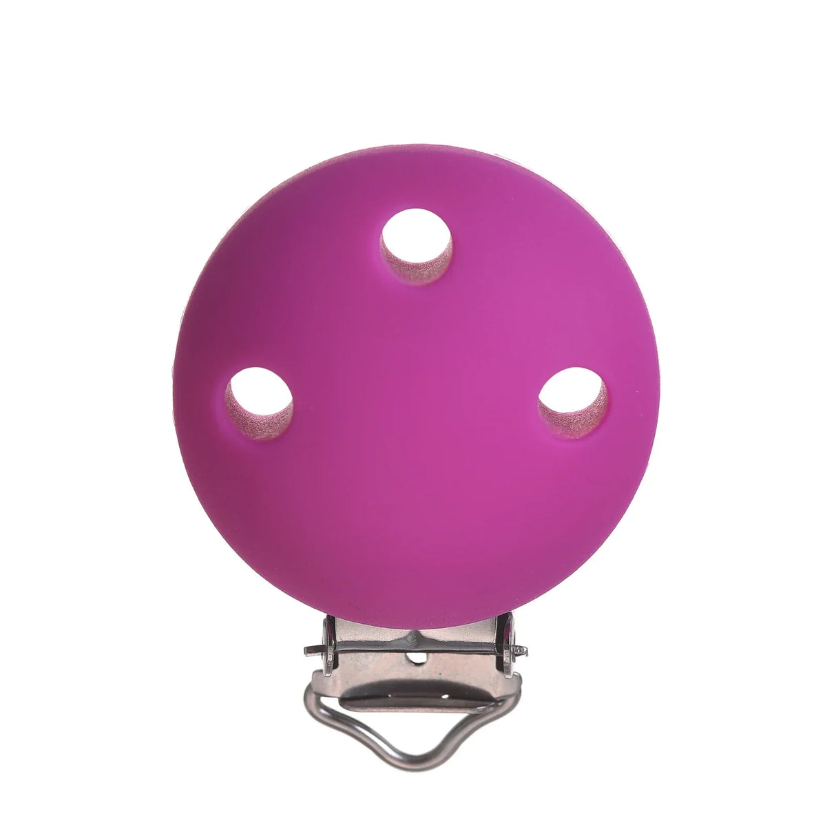 3Pcs/Lot Food Grade Material Round Silicone Pacifier Clip