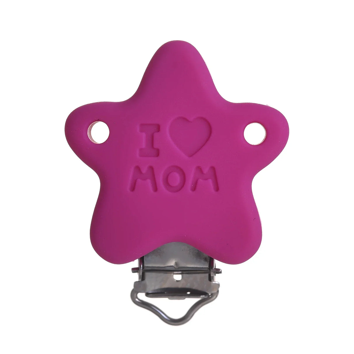 3Pcs/Lot Food Grade Material Round Silicone Pacifier Clip