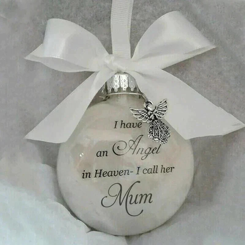 Christmas Ornaments Feather Ball - Angel In Heaven