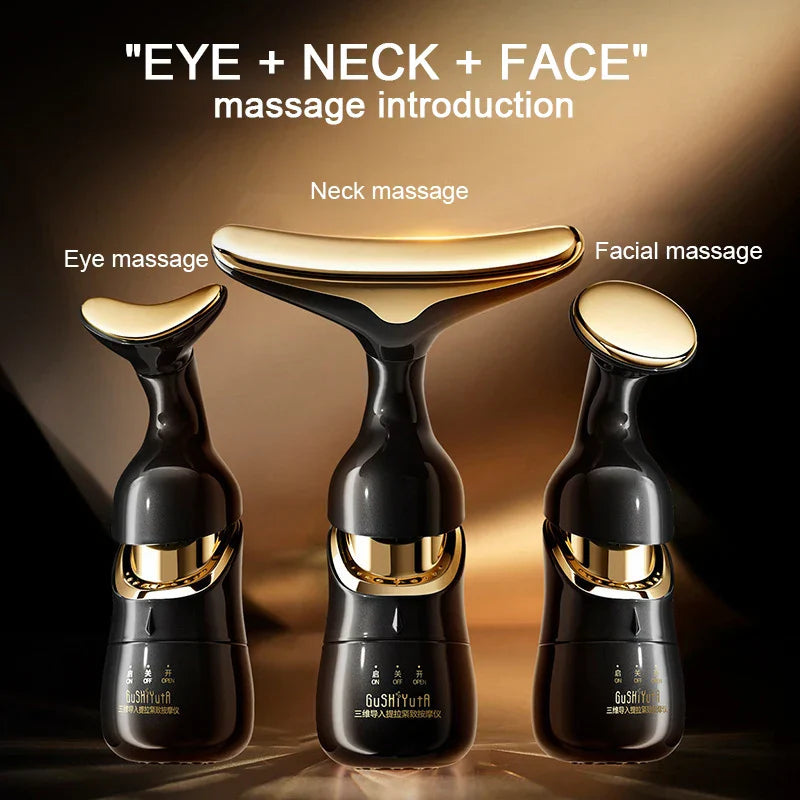 3in1 Face Neck Eye Massager instrument Electric lifting