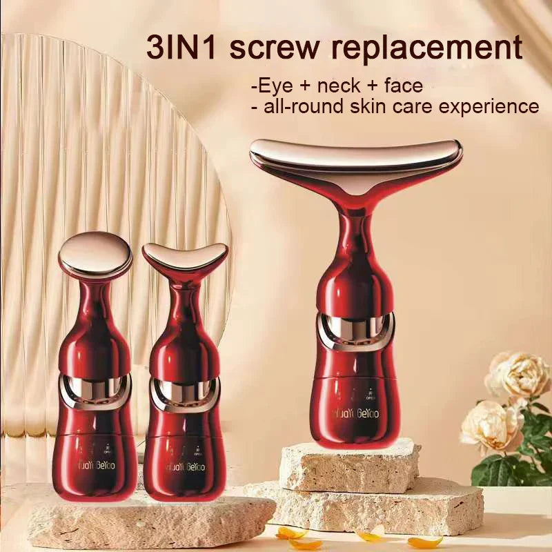 3in1 Face Neck Eye Massager instrument Electric lifting