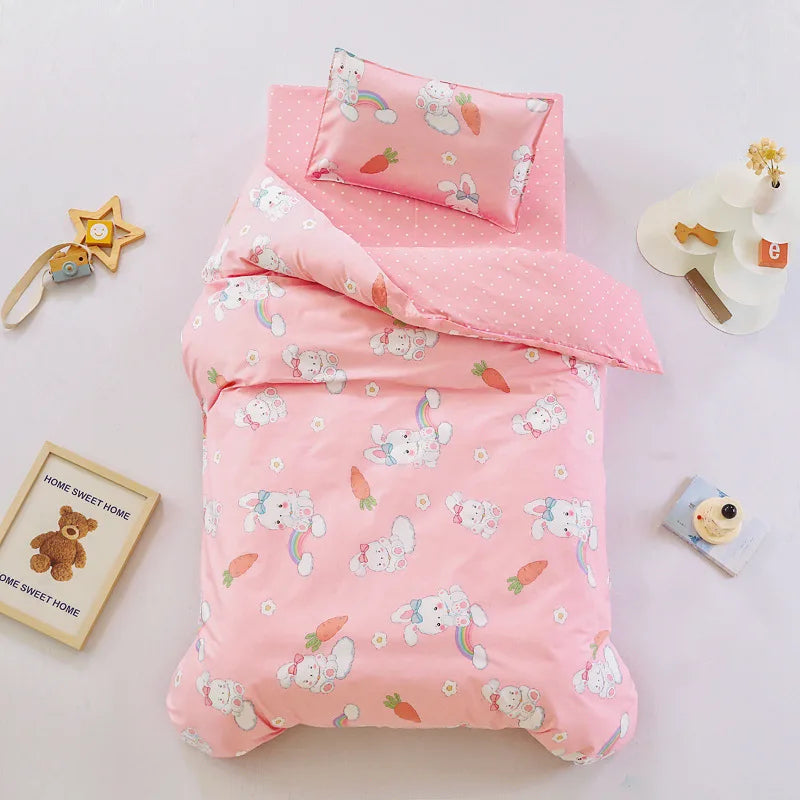 3pcs Baby Bedding Set Baby Kindergarten Crib Bed