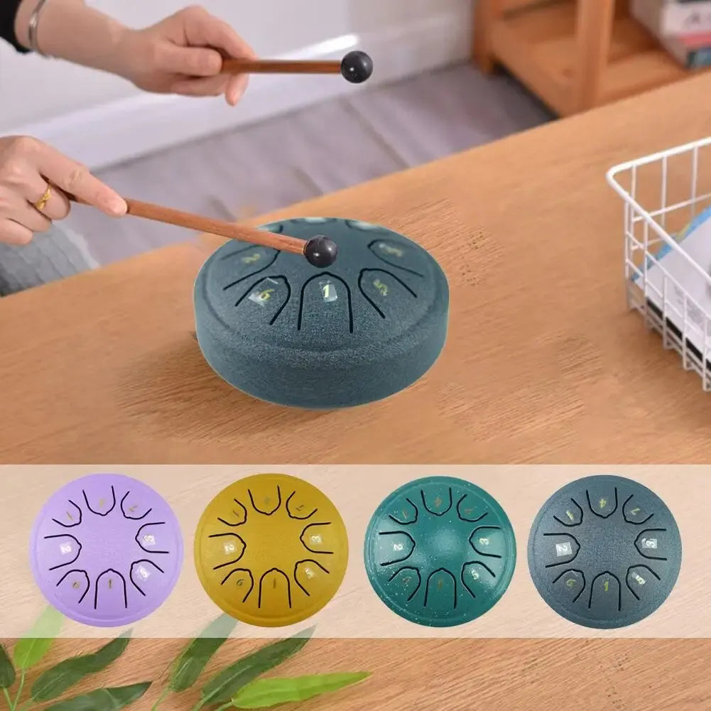 4.5 Inch 8 Tone Steel Tongue Drum Mini