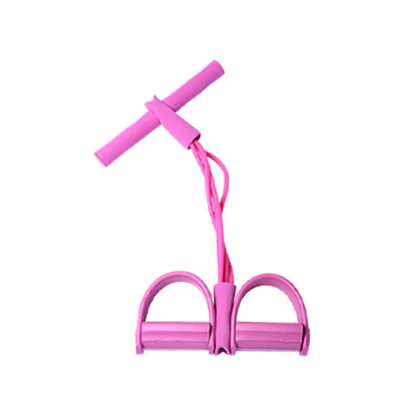 4 Resistanc Elastic Pull Ropes Belly Resistance Band