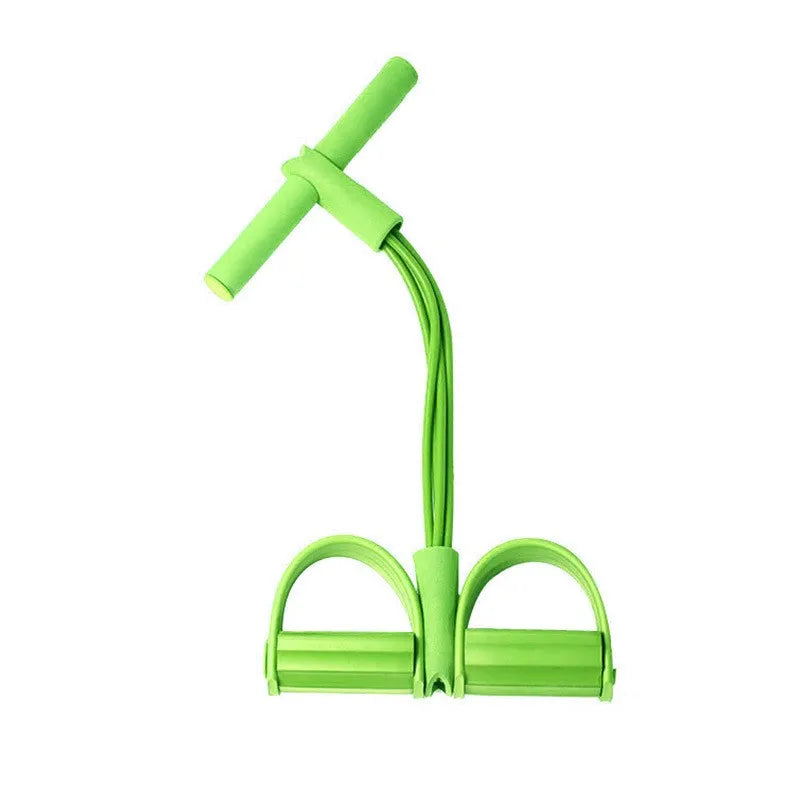 4 Resistanc Elastic Pull Ropes Belly Resistance Band