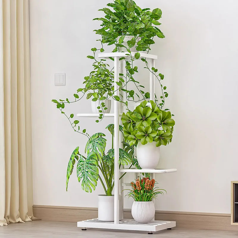 4 Tier 5 Potted Plant Stand Multiple Flower